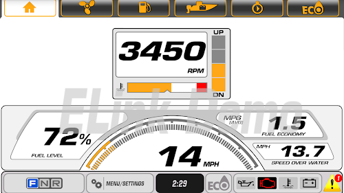 Android application Evinrude E-Link Demo screenshort