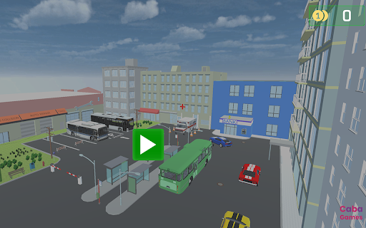 City Bus Parking Challenge Simulator 3D