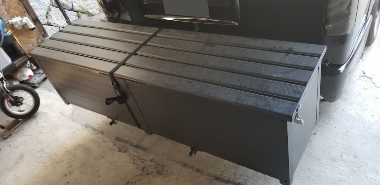 ハイエース スーパーロングのスパロン・SLOC・キャンパー特装車・キャンプ・スライドべンチストッカーに関するカスタム事例の投稿画像22枚目