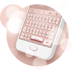 Cover Image of Download Rose Gold Keyboard Theme 1.6.3 APK