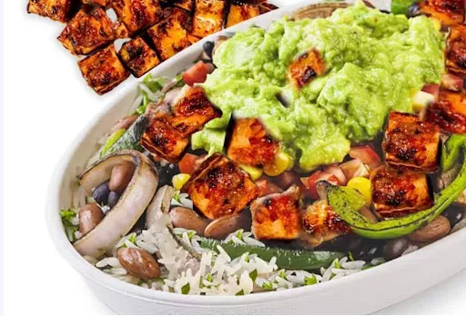 Mexican Barbeque Paneer Rice Bowl