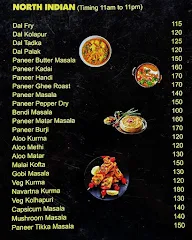 Udupi Upahar menu 3