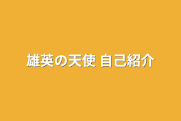 雄英の天使  自己紹介