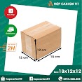 Hộp Carton Đóng Hàng 18X12X12 Đựng Giày Dép, Phụ Kiện Đồ Gia Dụng Giá Rẻ - Hộp Carton Ht