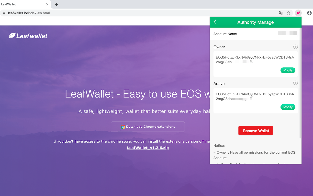 LeafWallet - Easy to use EOS wallet Preview image 10