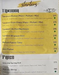 Indus Flavour Express menu 8