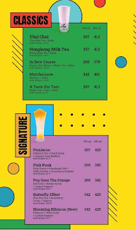 Bubble Tea - Badabing Badaboom menu 4