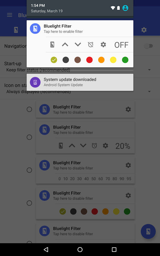    Bluelight Filter for Eye Care- screenshot  