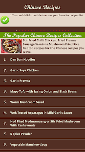 Chinese Recipes  For Pc - Download For Windows 7,10 and Mac