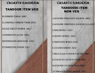 Vasanth Gardenia menu 2