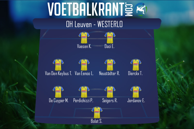 Opstelling Westerlo | OH Leuven - Westerlo (30/07/2022)