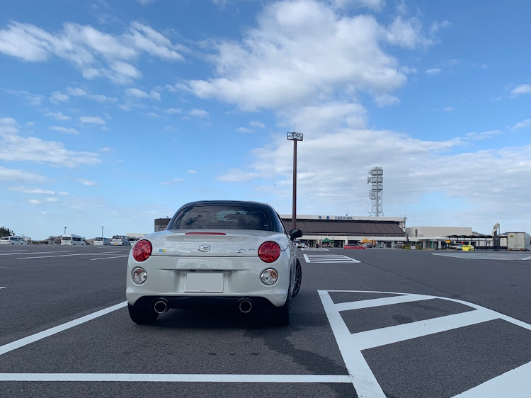 コペンの瀬戸大橋とコラボ・与島PA・荷物いっぱい・三連休初日に関するカスタム事例の投稿画像1枚目