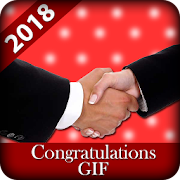 GIF Congratulations 2018  Icon