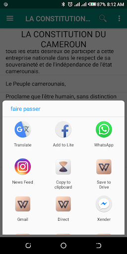 Constitution de la République du Cameroun Gratuit