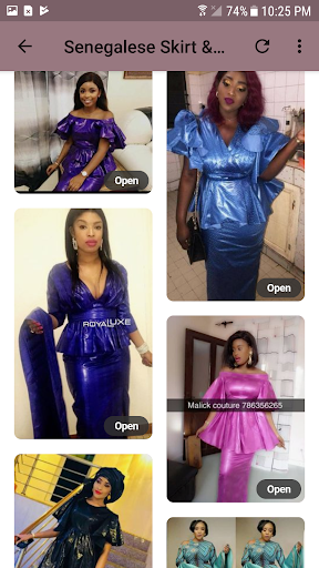 Senegalese Skirt  Blouse.