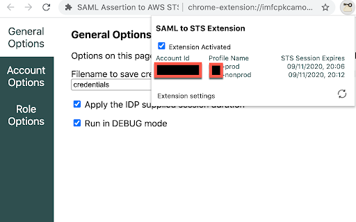 SAML Assertion to AWS STS Assumption