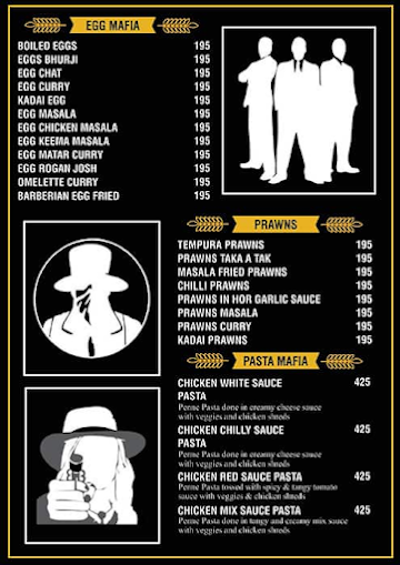 Non Veg Mafia menu 