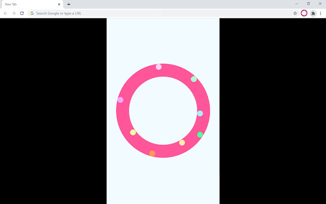 Dot Ball Casual Game chrome extension