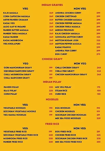 Rasavid menu 