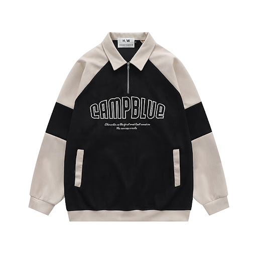 Title 6, Mens Letter Lapel Pullover Sweater Comfortable...