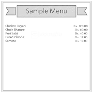 Sangam Restaurant menu 1