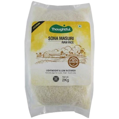 Thoughtful Raw Sona Rice Premium 2 Kg