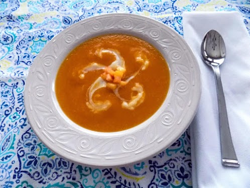 Chilled Cantaloupe, Mango And Peach Soup