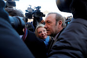 Actor Kevin Spacey has returned to work and is shooting a movie in Italy. File image.