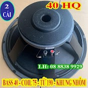 Loa Bass 40 Hq Coil 76 Từ 190 Cao Cấp Hàng Việt - Giá 2 Loa