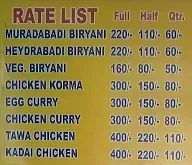 Best Muradabadi Biryani menu 1
