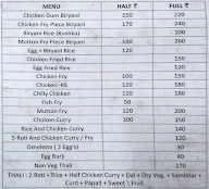 Hyderabadi Biryani Parlour menu 2