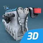 Four-stroke Otto engine educational VR 3D Apk