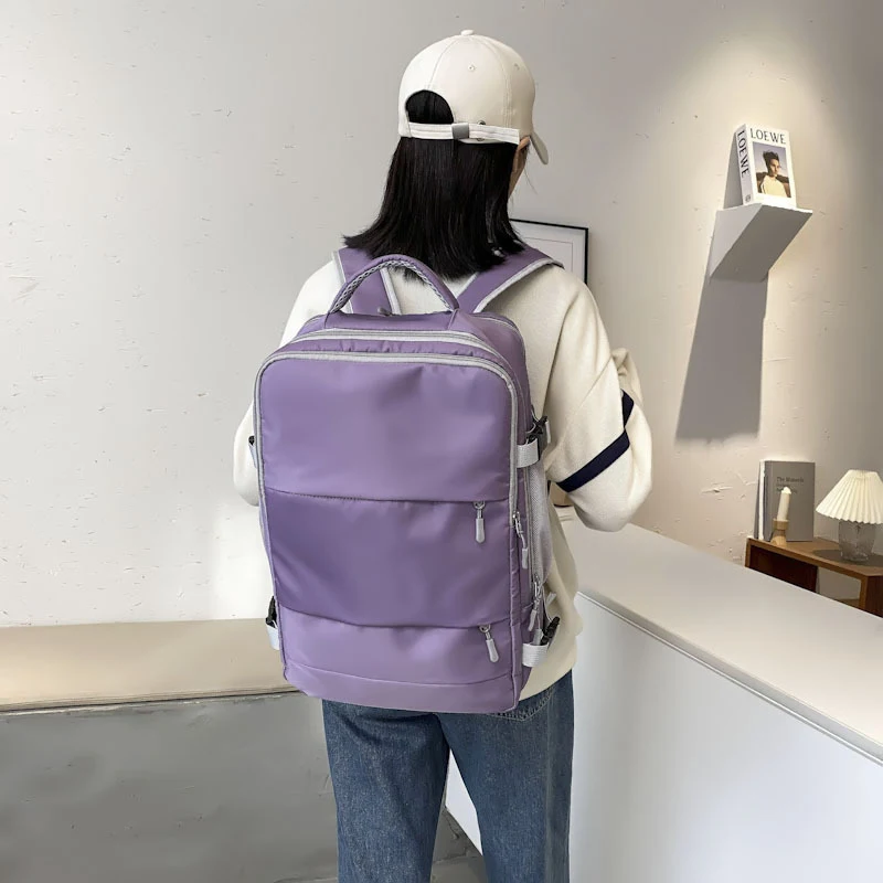 Mochila de viaje para mujer gran capacidad, extragrande y ligera, perfecta para viajes cortos, ¡tu compañera ideal!