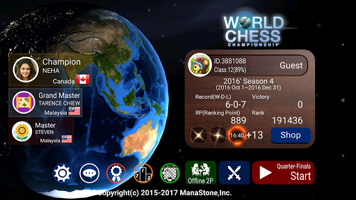 Screenshot World Chess Championship