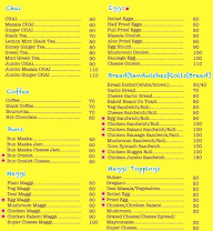 Awesome Food menu 1