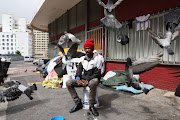 Aubrey Engelbrecht, a homeless man in Cape Town.