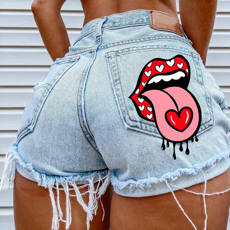 Shorts in denim Hole Fashion da donna, stile hipster street, quattro stagioni, perfetti per un look casual e alla moda in ogni momento.