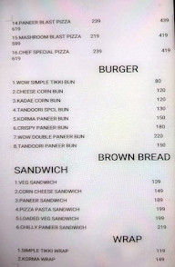 Hungry Pizza Cafe menu 2