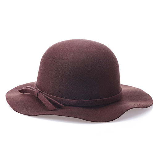 Title 8, Womens Pure Wool Wave Basin Hat Woolen