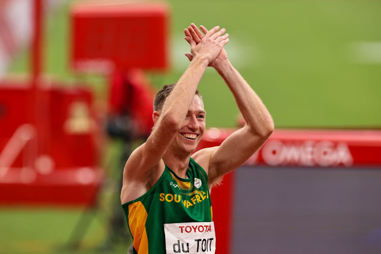 SA's Charl du Toit in the final of the men's 400m T37 during the morning session of athletics on day 8 of the Tokyo 2020 Paralympic Games at the Olympic Stadium on September 1 2021 in Tokyo, Japan.