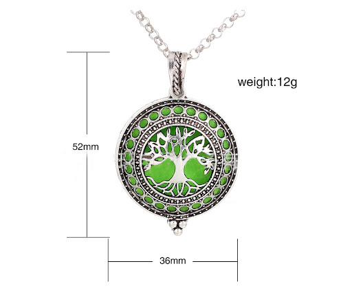 Title 1, ROSS Aroma Diffuser Locket Necklace