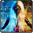 Ice Fire Skull Girl Keyboard Theme 6.2.2 APK Descargar