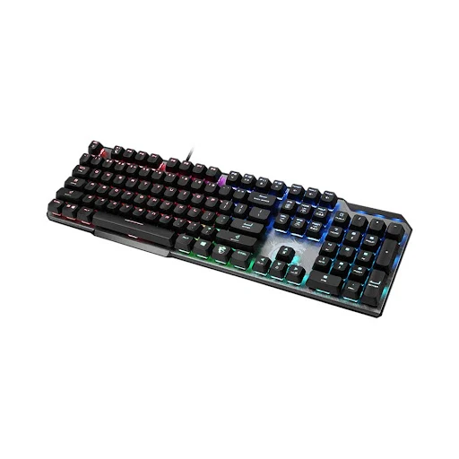 Bàn phím cơ gaming có dây MSI Vigor GK50 Elite Kailh Blue Switch (màu đen) (S11-04US255-CLA)