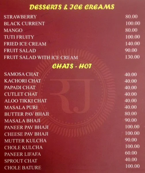 Rajesh Thindi Manae menu 