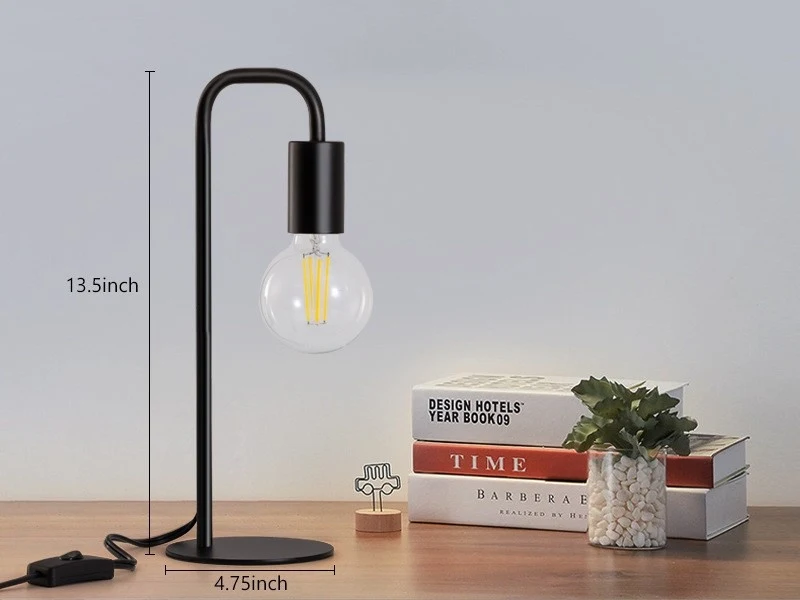 Title 4, Lampe en Fer Rétro Américaine pour Chambre & Bu...