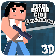 Pixel San Andreas Craft Crime City  Icon