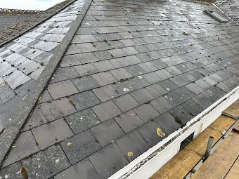 New fibre slate roof installation  album cover