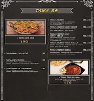 Tawa Street menu 3