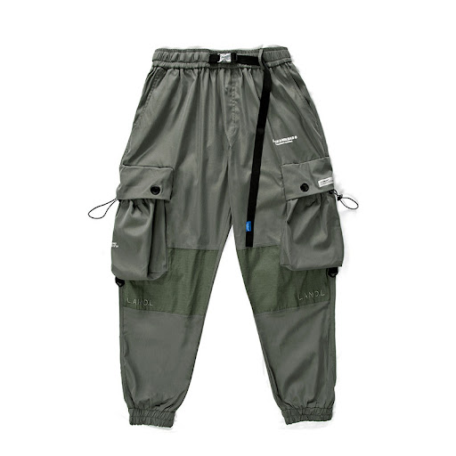 Title 5, Loose, large-pocketed, color-matched pants with...