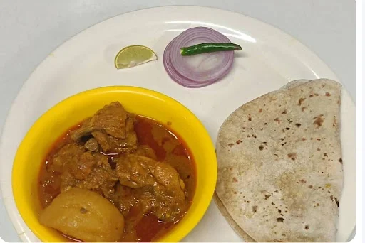 3 Roti With Chicken Gravy Combo